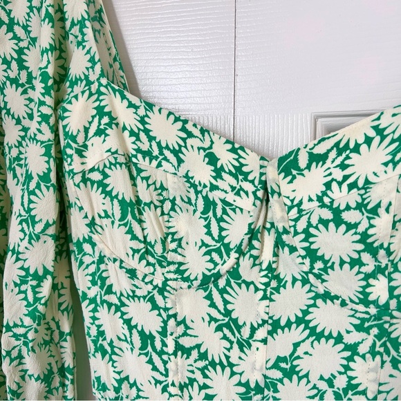 Revolve Capulet Manzanita Floral Apple Green Jumpsuit Size S - Picture 7 of 12